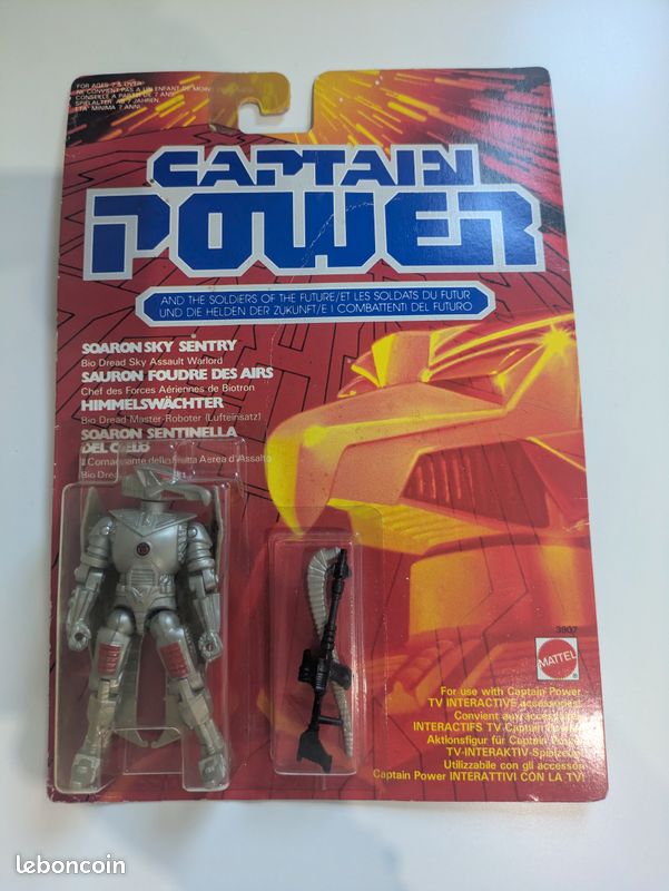 Captain Power - Cosmonef Mobile Sky Bike Launcher - Mattel 1987 - Vintage