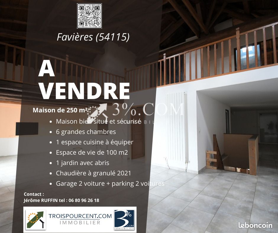 Maison 8 pièces 250 m² · à Favières · 250 m² · 199 948 €