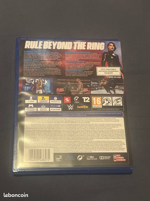 WWE 2k25 ps4 (mise à jour ps5 disponible) (image 3)
