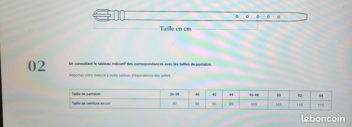 Guide Taille De Ceinture Homme 46 Guide Taille Ceinture Homme