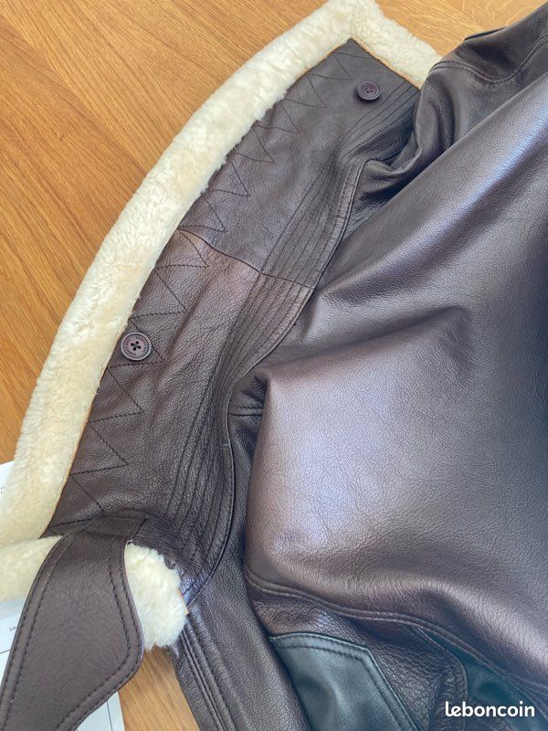 Blouson cuir aviateur Schott (image 7)