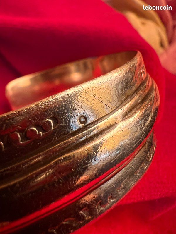 Bracelet En Argent Massif Traditionnel Berbère – Bijou Ethnique, Sans Emballage