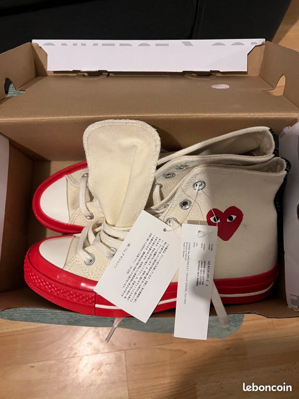 Converse x Comme des Garçons PLAY – authentiques (taille 36.5) (image 1)