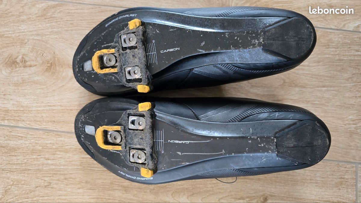 Chaussures Shimano SH-MO77 VTT/Cyclisme, Taille EU 46/US 11.2, Gris Foncé, Scratch, Occasion