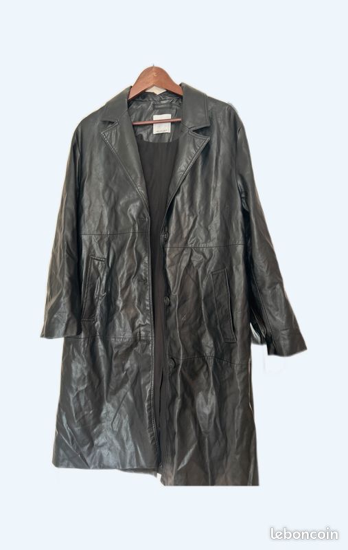 Manteau similicuir (image 1)