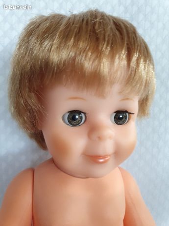 Ancien Baigneur SNF François – 35 Cm, Teint Clair, Made In France, Vintage