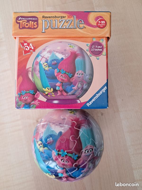 Puzzle 3D les trolls (image 1)