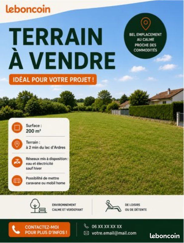 Terrain 200m2 · à Ardres · 300 €