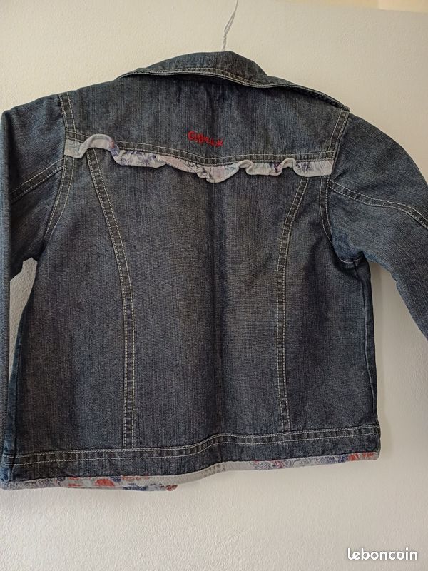 5 VESTE Gymboree CHELSEA GIRL corsage jean jean fille neuve