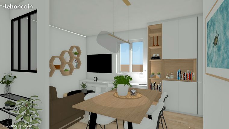 Appartement 3 pièces 49 m²