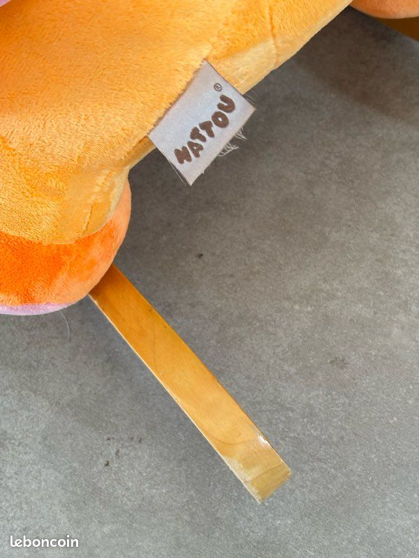 Vache à Bascule Funny Farmers Nattou Bébé Enfant Peluche Douce Jouet Éveil Motricité TBE (image 15)