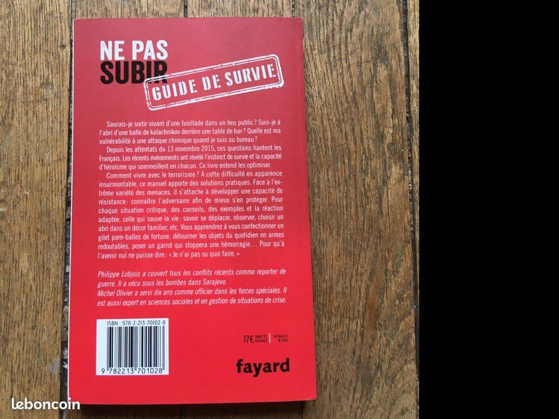 Ne pas subir Petit manuel de résistance en temps de guerre - Philippe Lobjois Michel Olivier (image 2)
