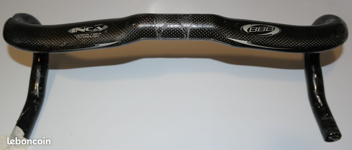 Cintre BBB FiberRoad Anatomic - 31.8/42cm, Alu/carbone, Noir, Modèle D'expo