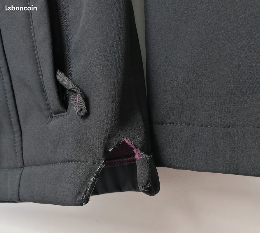 Veste polaire noire Influx t. 34/36 (image 3)