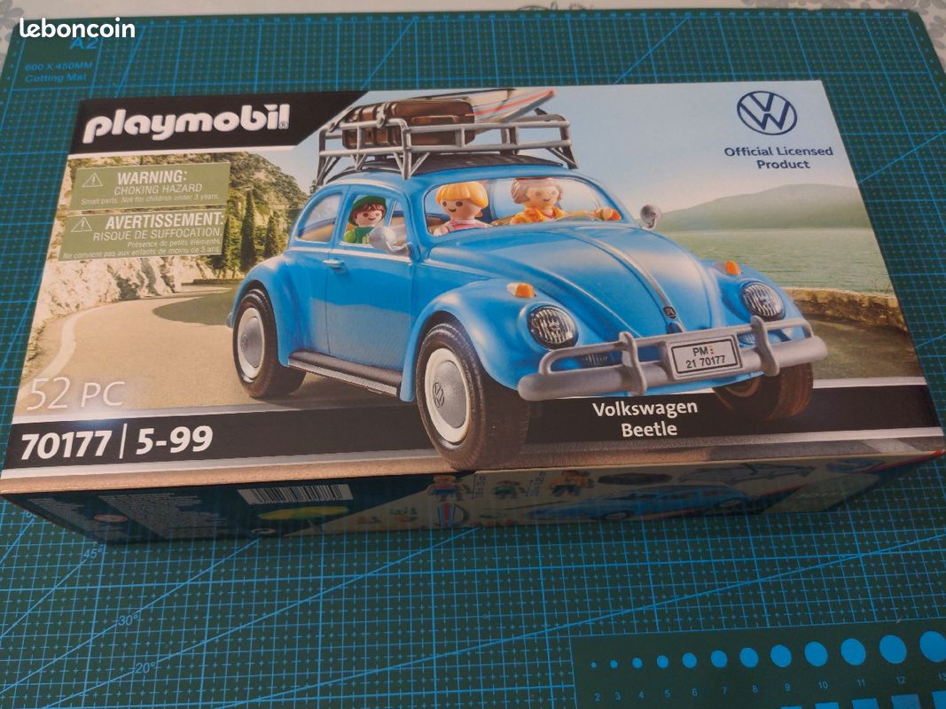 Playmobil Volkswagen Coccinelle bleue (image 1)