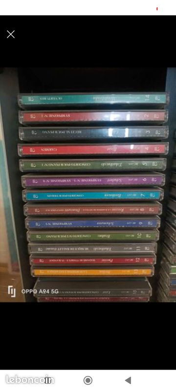 Cd de musique classique + meuble de rangement offert (image 1)