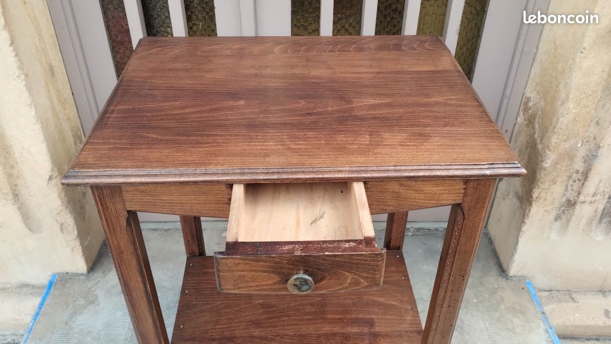 Petite table à double plateau année 50/60 (image 4)
