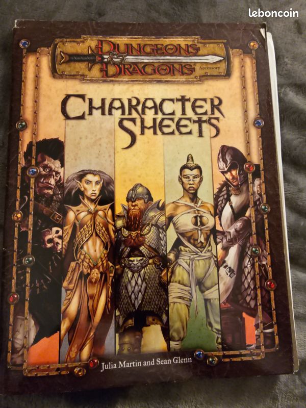 Donjons et Dragons 3E- Character sheets (image 2)