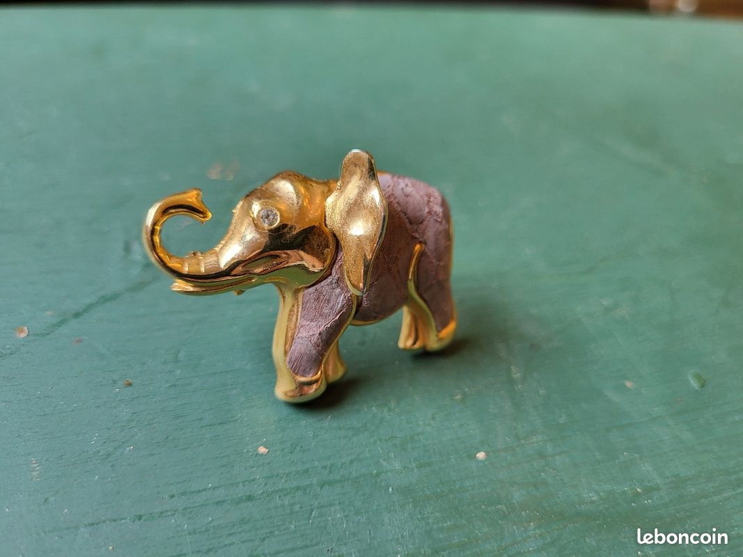 Lot bijoux broches éléphants - Montres & Bijoux