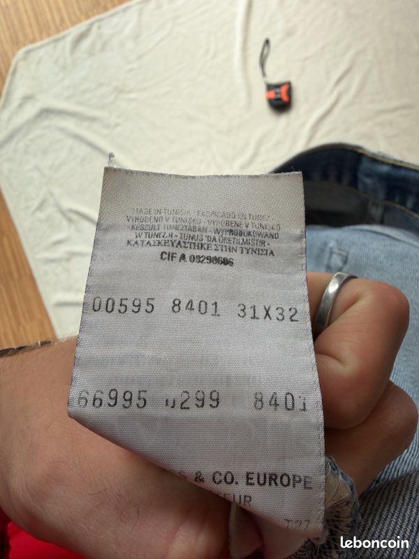 Short Levis vintage 595 90s 1995 (image 6)