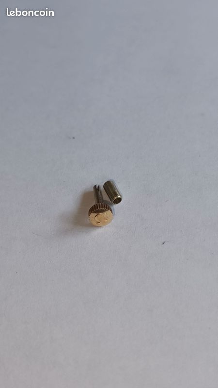 Couronne De Remontoir Plaquée Or 4mm - Pièce Détachée Pour Montre Sans Marque