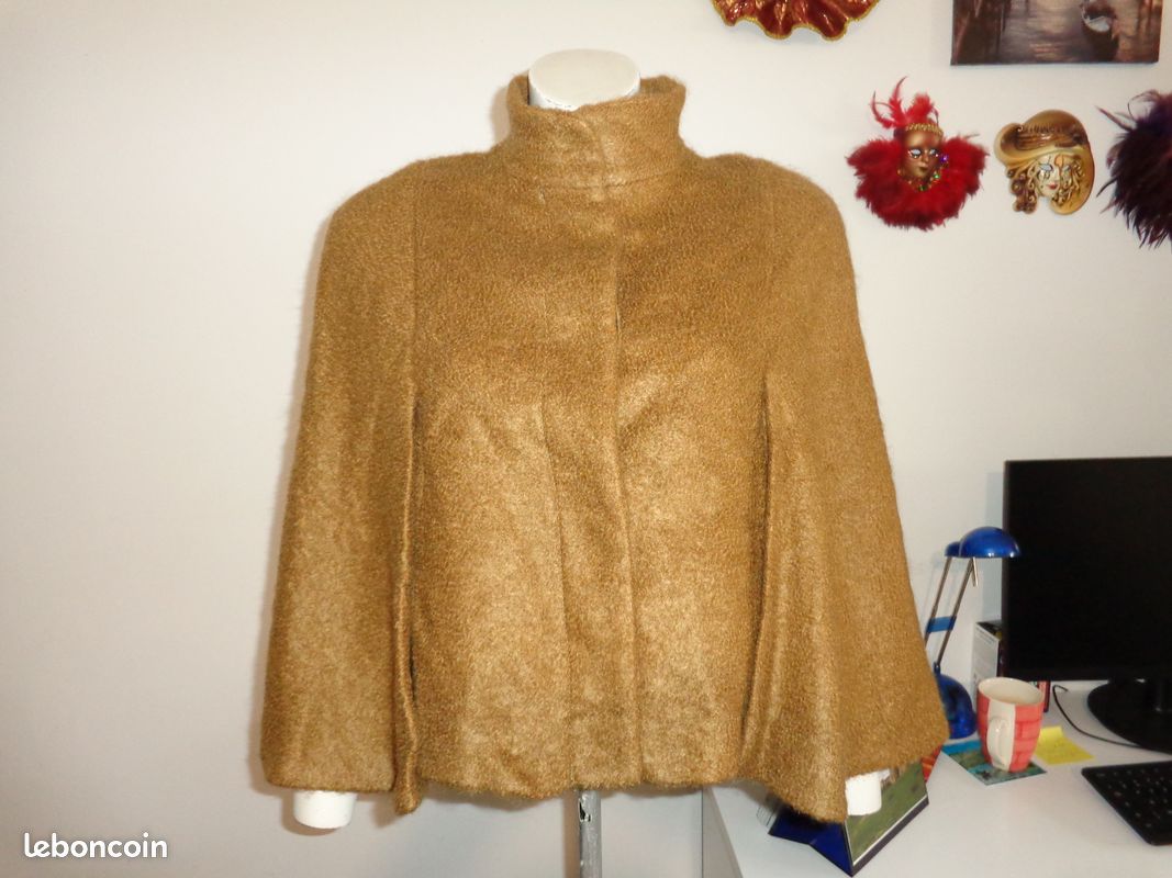 Cape et poncho marque ZARA T/38 état neuf (image 1)