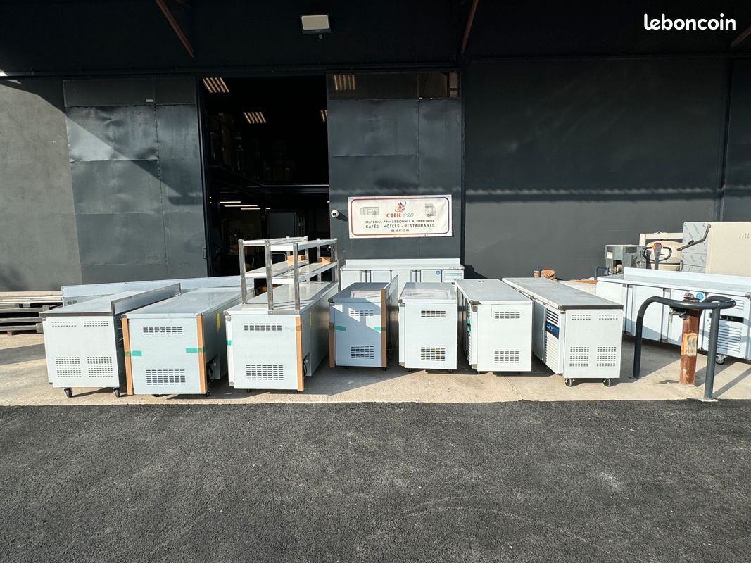TOUR REFRIGEREE NEGATIF 4 portes central en 2230mm/700mm Gn1/1 tropicalisé MAXI PROMO (image 4)