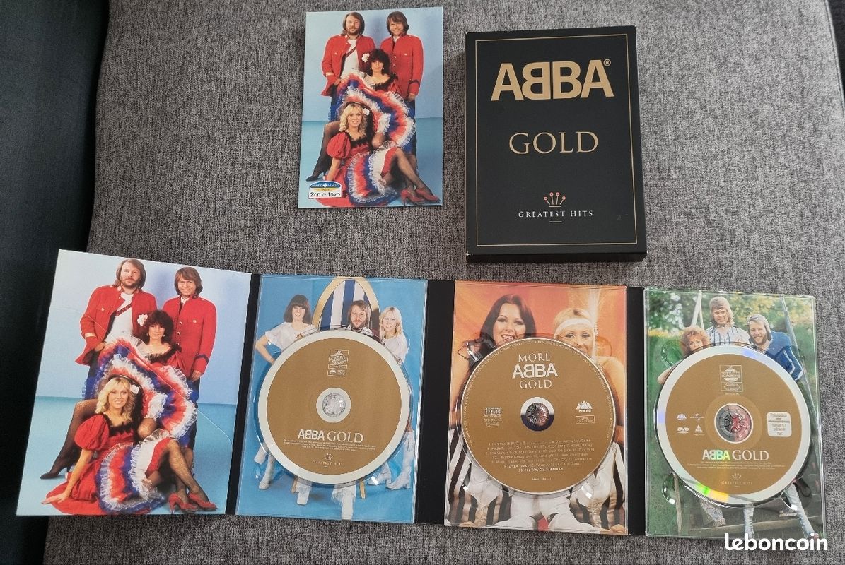 Coffret Abba Gold Great Hits 1 DVD (1h39) + 2 CD sortie 2003 pour les 10ans (image 3)