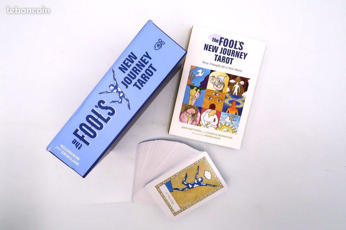 Le nouveau tarot du Fou (coffret comprenant 60 cartes et un guide) - John Matthews (image 1)