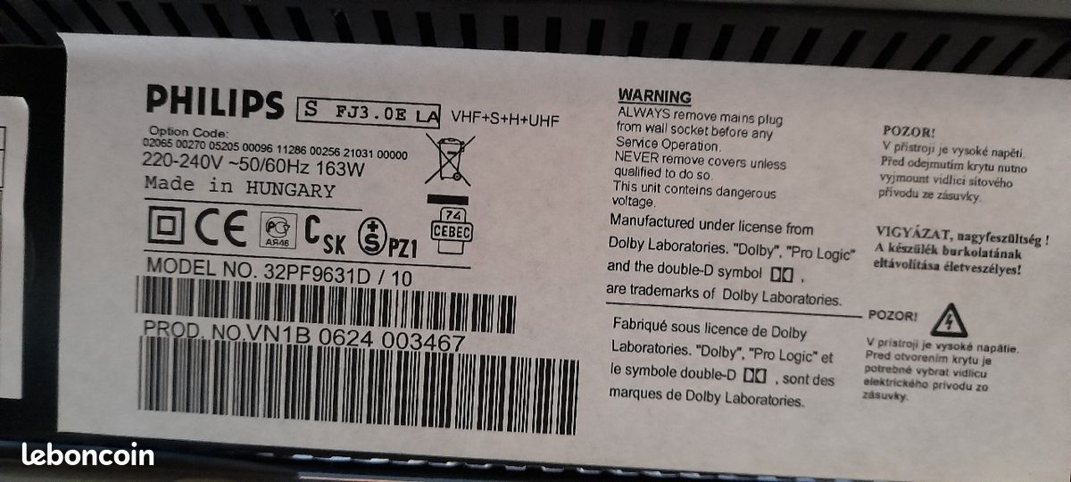 Télévision écran plat 80 cm LCD Philips (image 7)