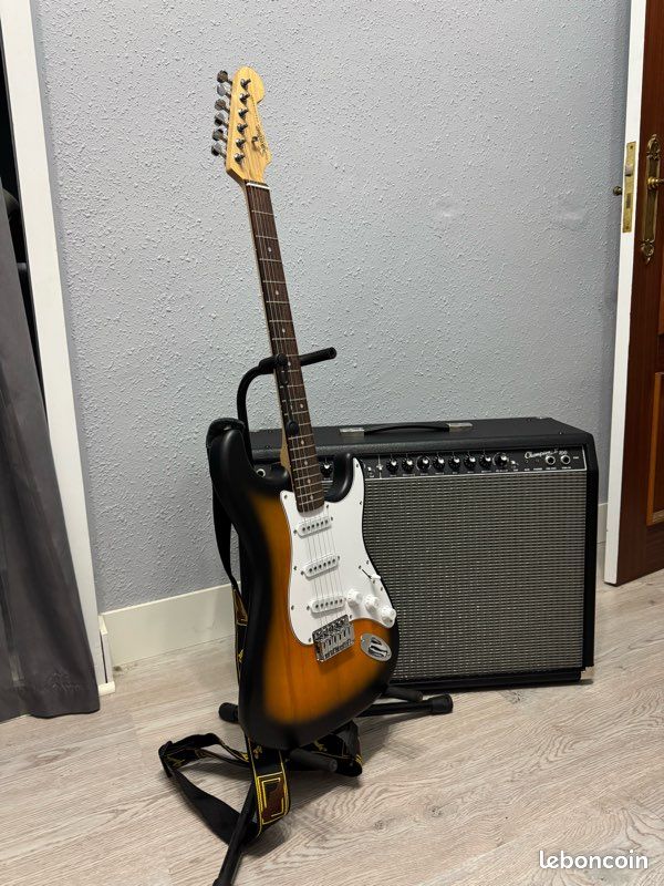 Pack guitare électrique Squier by Fender + ampli Fender Champion II 100 – État neuf (image 3)