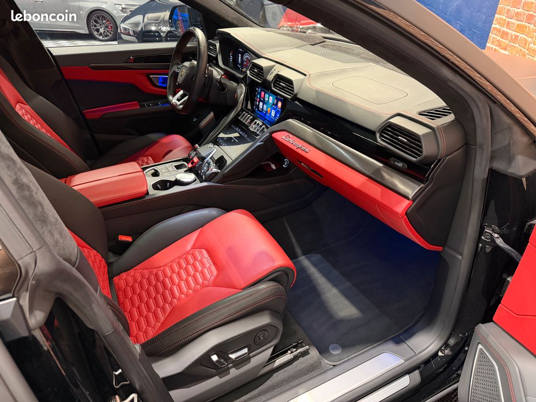 Lamborghini urus v8 4.0 650 suivi complet- hud - camera 360° - carplay - immat france (image 10)