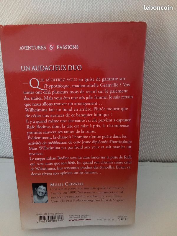 Livre poche (Un audacieux duo), édition J'ai lu (image 2)