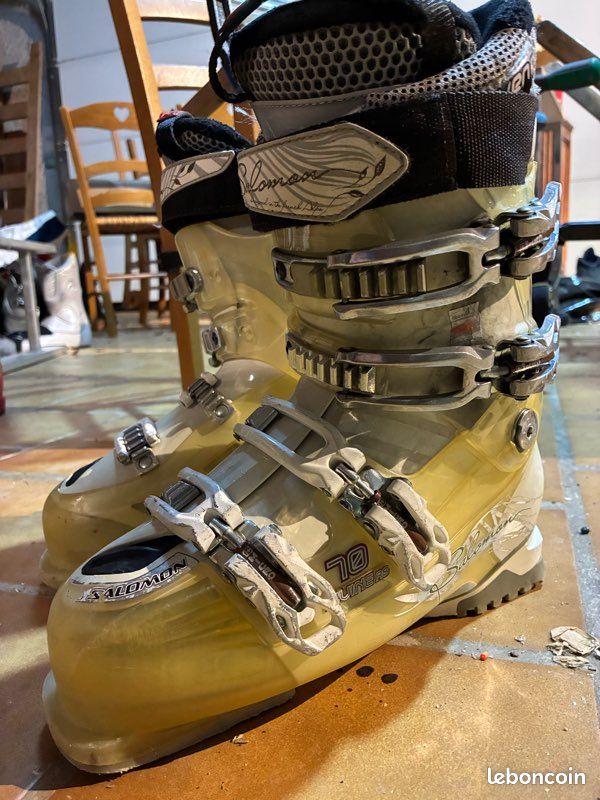 chaussure de ski salomon divine rs 7 PM Prolink Access G4 base Racing base with additive for better wax absorption and retention women's ski boots SALOMON DIVINE