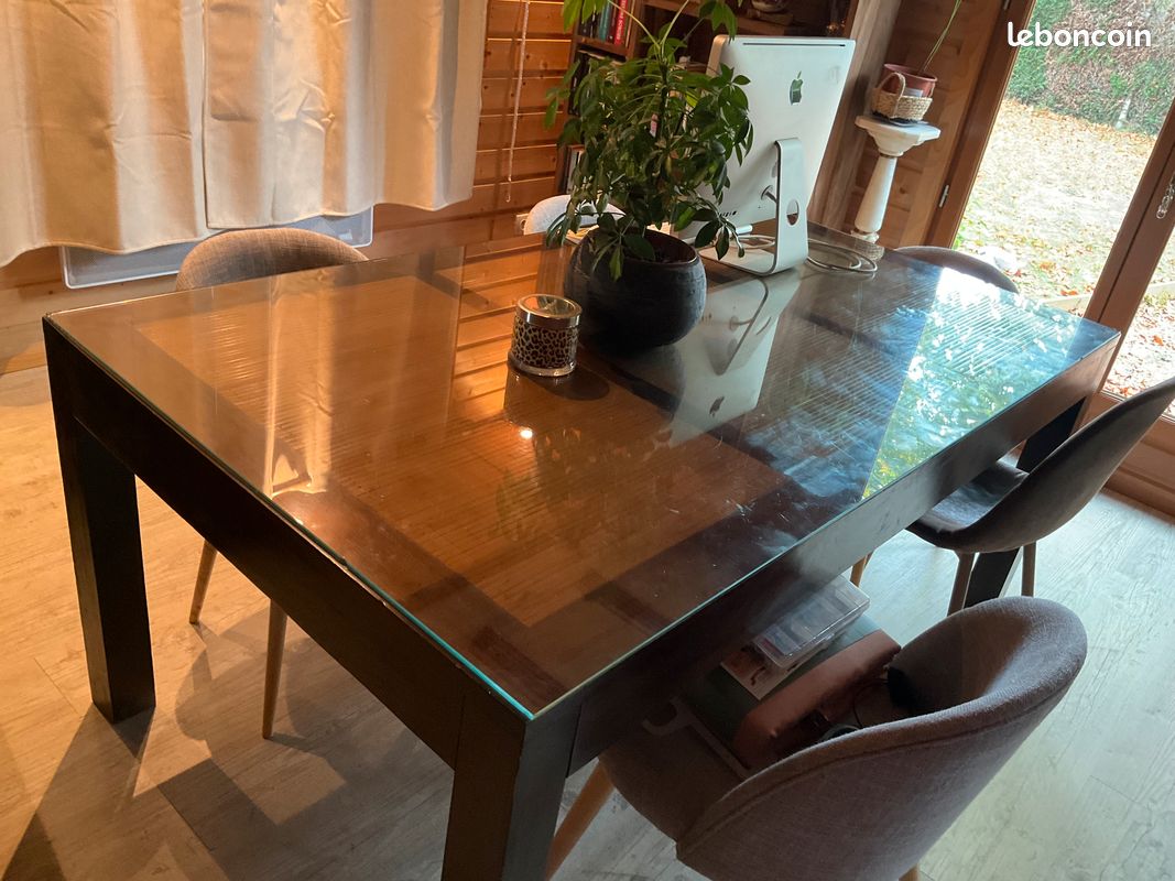 Table salon maison du monde teck massif (image 1)