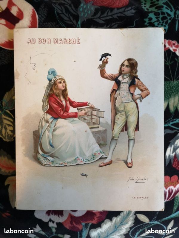 Anciens Appeaux En Bois Au Bon Marché - Sifflets De Chasse C.1900 - Bleu Blanc Rouge