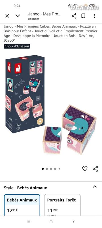 Puzzles en bois cubes (image 9)