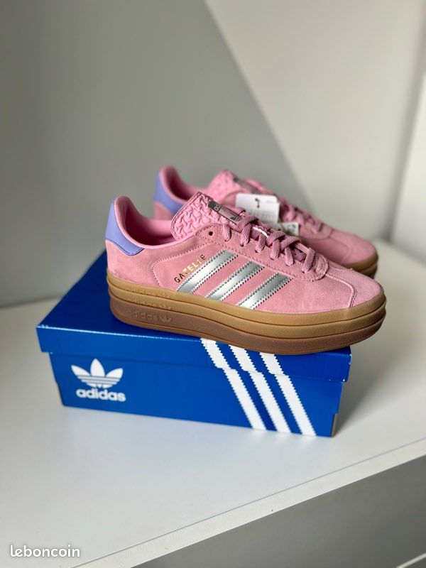 adidas gazelle silver green womens Adidas Gazelle Bold Rosa Glow