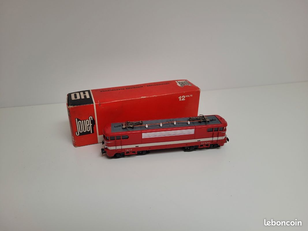 JOUEF HO LOCOMOTIVE Rouge BB9288 TRAIN ELECTRIQUE HO Made in France