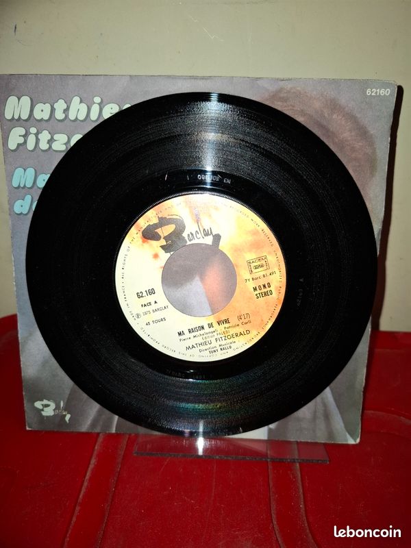 Mathieu fitzgerald 45 tours vinyle (image 3)