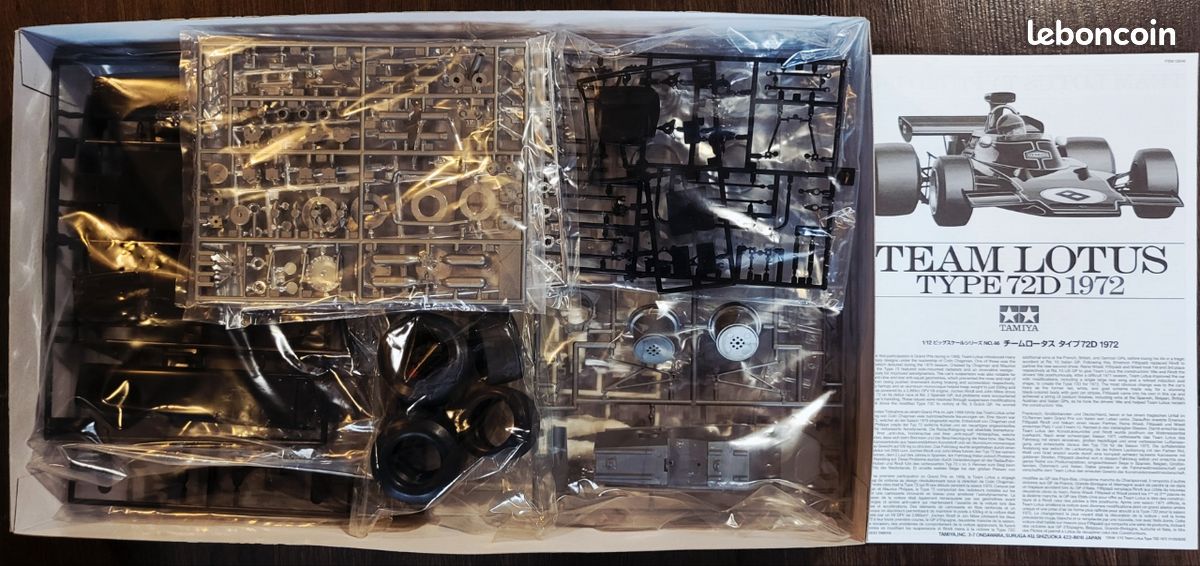 Team Lotus Type 72D 1972 - Maquette Char Promo