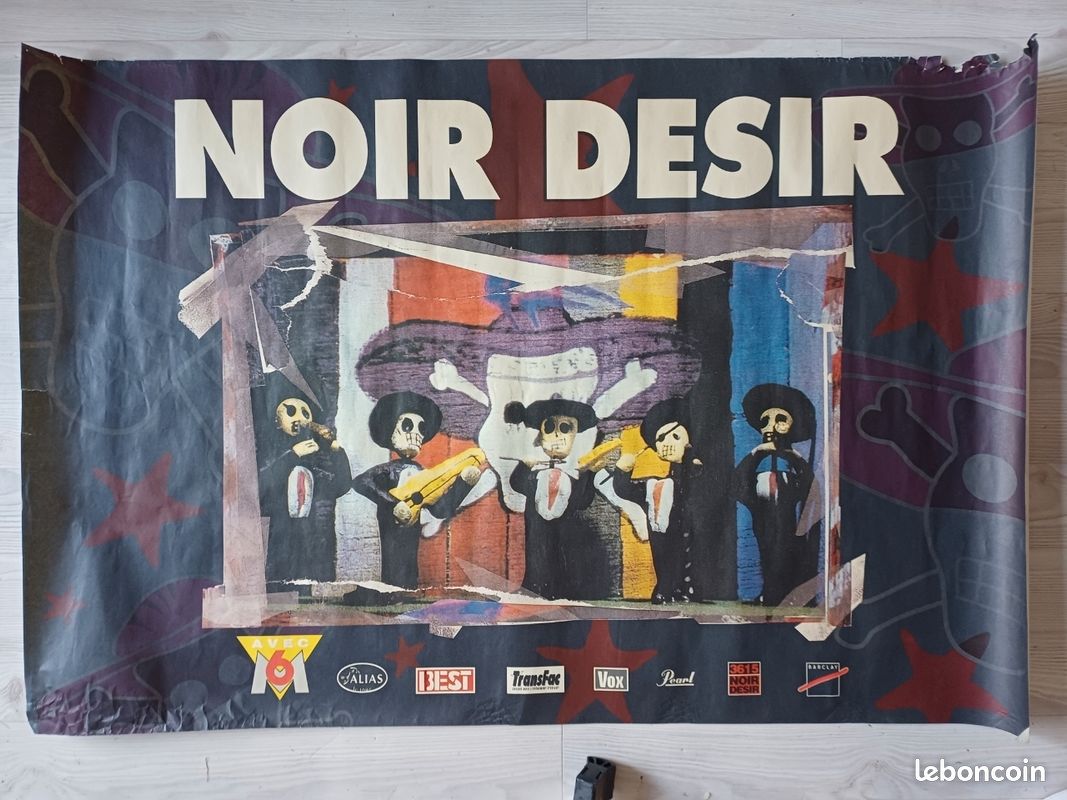 T-shirt NOIR DESIR DIES IRAE 1994, Manches Longues, Blanc, Taille XL, Neuf Jamais Porté - Collector !