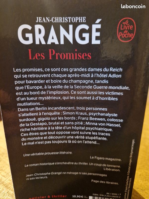 Livres - Grangé Jean-Christophe (image 11)