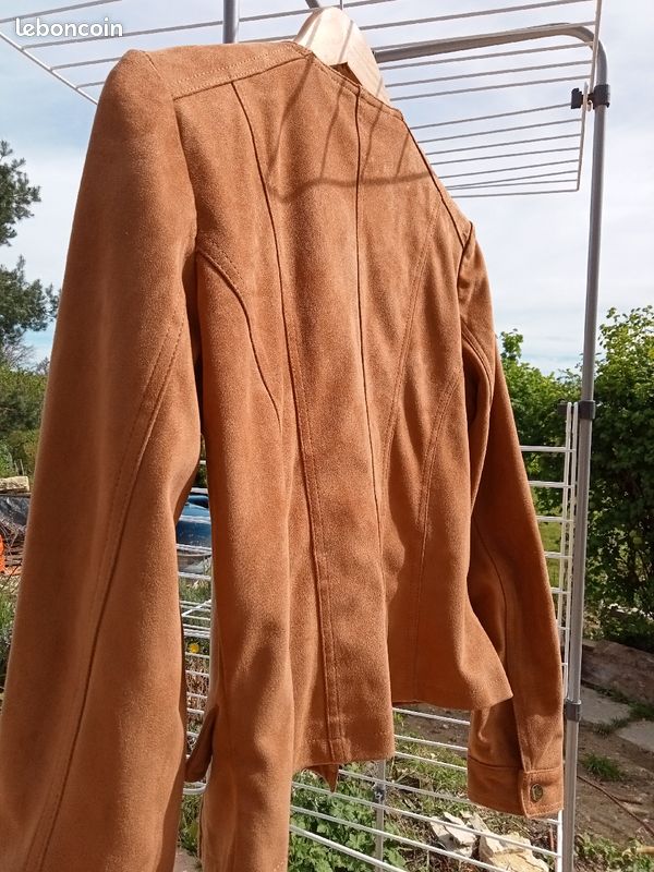 Veste façon daim Nina Kalio état neuf (image 6)