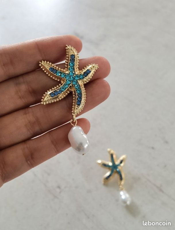 Boucles d'oreilles étoile de mer (image 2)
