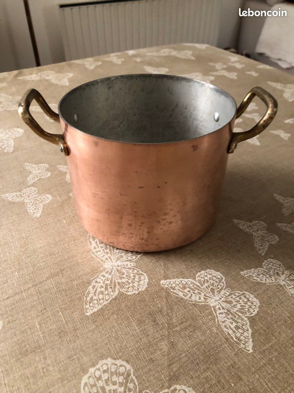 Petite cocotte en cuivre étamé (image 1)