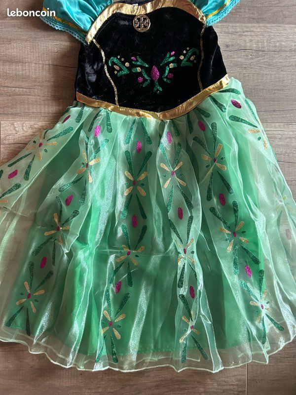 Robe Verte Robe De Anna Robe Déguisement Anna Reine Des Neiges 120