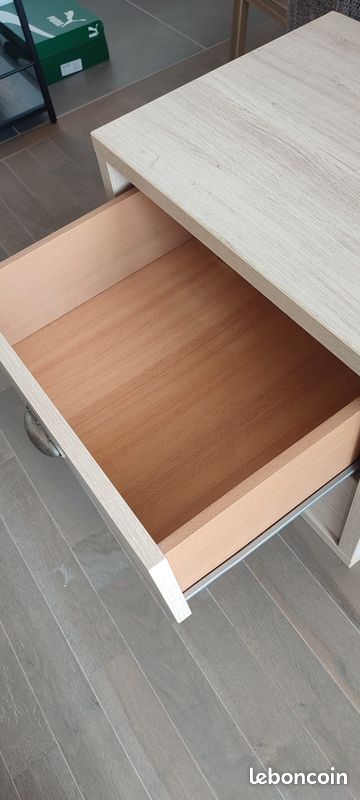 Table de chevet 2 tiroirs (image 4)
