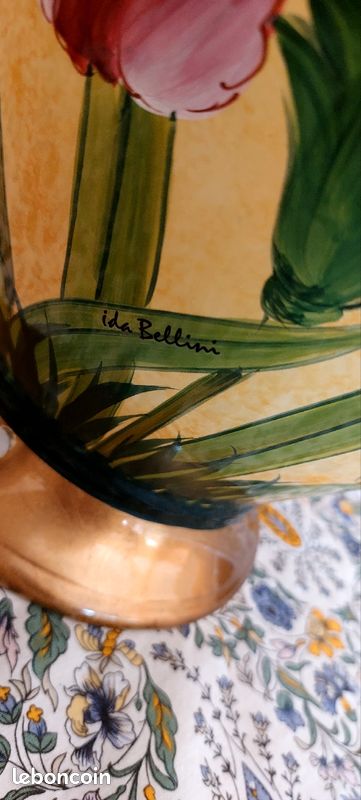 Pied de lampe vintage d'Eric Maville France année 1970