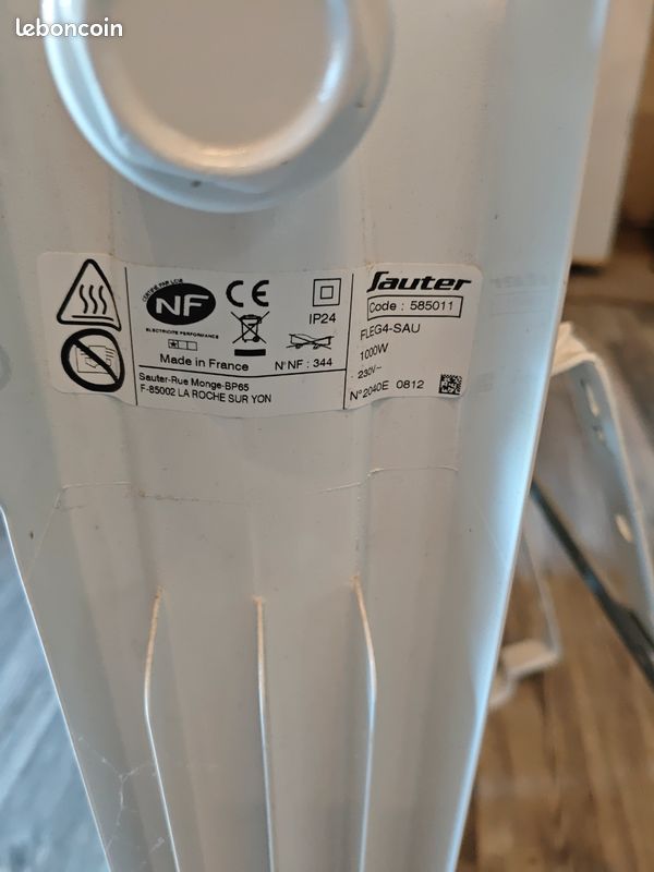 Radiateur Sauter 1000w (image 3)